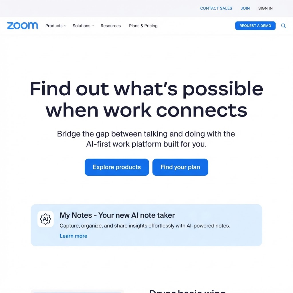 Zoom conversation intelligence software platform showing AI-powered call analytics and meeting insights
